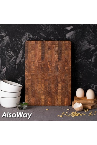 Liangmei Büyük Boy, Yüksek Kaliteli Tik Ağacı Kesme Tahtası: -