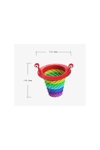 Mey İthalat Renkli 6 Kademeli Lavabo Süzgeci Çok Renkli