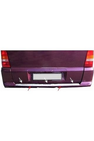 Arka Tampon Eşiği Krom Aksesuar Vito W639 Van 2004 2014 Model İçin Uyumlu