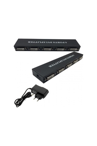 Dvı 4 Port Splitter 1 Giriş 4 Çıkış Dvı Çoklayıcı Splitter