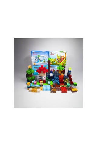 Minecraft Manyetik Orman Temalı Blok Oyuncak - 300 Parça