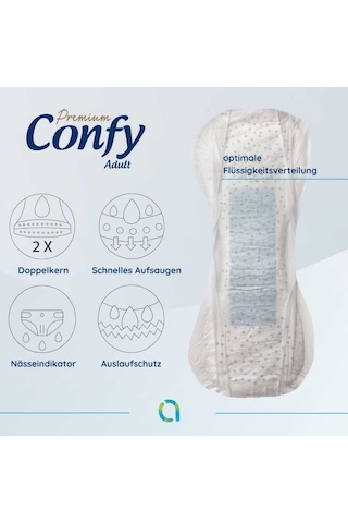 Confy Adult Yetişkin Bezi Medium 30 Adet X 3 Paket