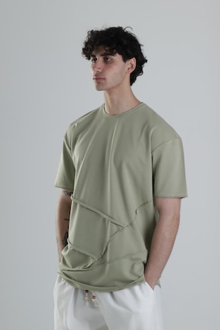 Cocopelli Yes İl Halat Detaylı Tasarım T-shirt Coc1849 Siyah