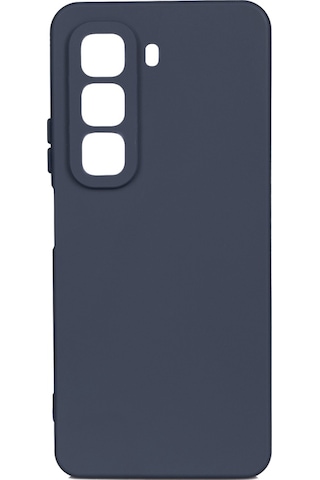 Ardemix İnfinix Hot 50 4g Kılıf Biye Silikon - Lacivert Lacivert