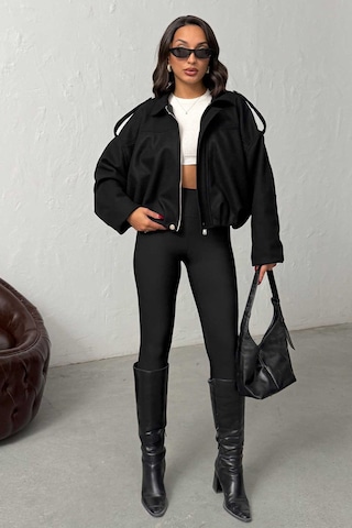 Verymoda Kaşe Mont F2047 Siyah