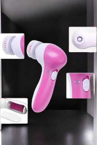 Tnabilir - 704 - Yüz Temizleme Cihazı Masaj, Peeling, Temizlik - Dpmıx-hb - 5 Başlıklı