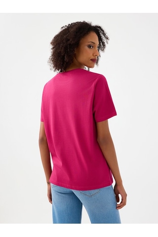 LOFT Regular Fit Kadın Tshirt K.kol Lf2039132 Q1.v1 Fuchsia