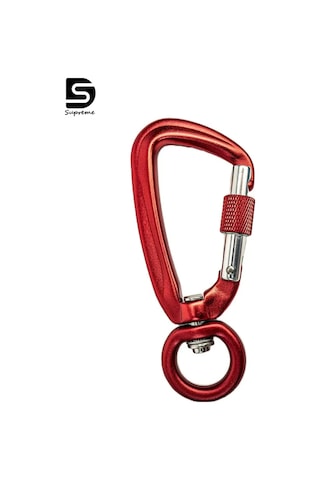 Suofeng Döner Halkalı 7075 Hafif Alüminyum Karabina - 400 Kg Taşıma Kapasiteli