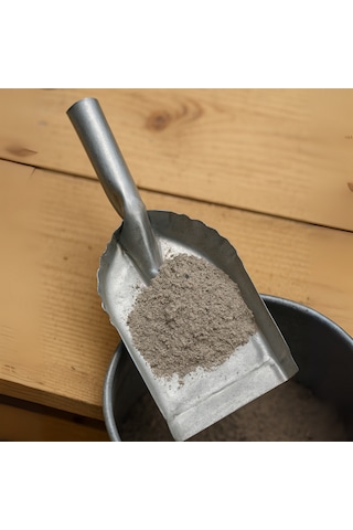 Çelik Ateş Küreği Ahşap Dayanıklı Saplı Geniş Soba Kömür Ateş Köz