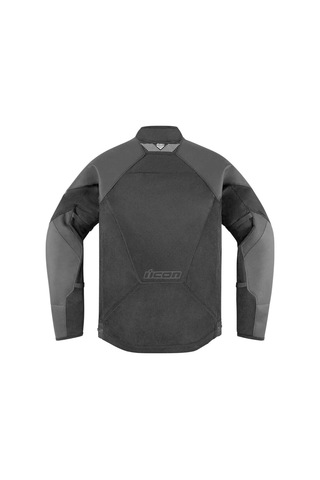 Icon Mesh Af Lthr Korumalı File Motosiklet Montu Siyah Siyah