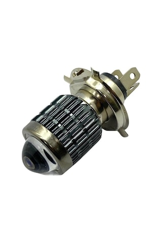 12v H4 Led Ampul 43t Hs1 Mercekli Beyaz-sarı Motosiklet