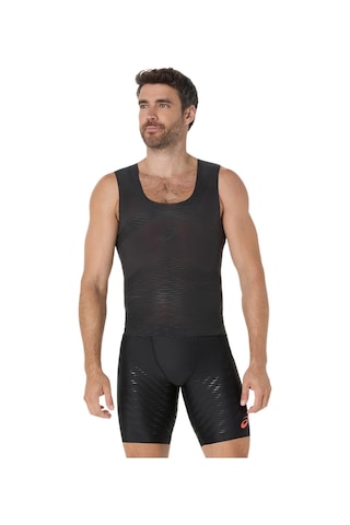 Asics Metaspeed Baselayer Top Erkek Siyah Beyaz Tshirt 2011d255-001 Siyah - Beyaz