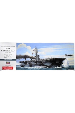 Hasegawa Z27 40027 1/350 Ölçek, Uss Gambier Bay Cve-73 Escort Savaş Gemisi, Plastik Model Kiti Hasegawa Z27 40027 1/350 Ölçek, Uss Gambier Bay Cve-73 Escort Savaş Gemisi, Plastik Model Kiti