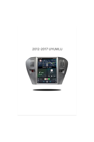 Snp Serisi Citroen C-elysee Uyumlu 9.7 İnç Tesla Ekran Android Multimedya 6-128 Gb Hafıza Carplay & Android Auto Geri Görüş Kamerası li 9.7''