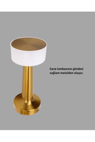 Şarj Edilebilir Led Masa Lambası Usb Girişli, Metal Yapı Karışık