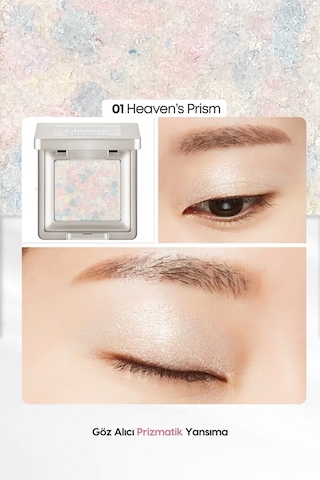 Topaklanmayan, El Yapımı Glitter Far Modern Shadow Glitter Prism No.1 Heaven's Prism 01