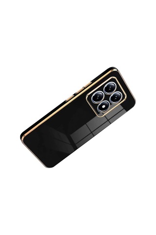 Xiaomi Mi 14t Pro Volet Silikon - Siyah Düz Renkli
