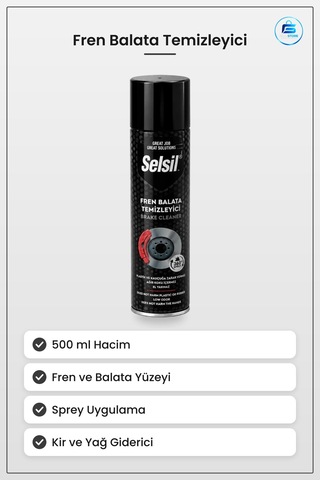 Fren Balata Temizleme Spreyi 500 Ml Araç Bakım Oto Temizleyici Sp