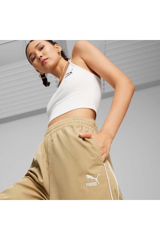 Puma T7 Kadın Relaxed Track Pantolon 624216 83 Bej
