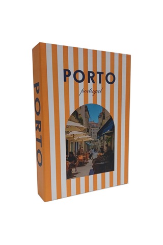 2026-771 Porto Dekoratif Kitap Kutusu