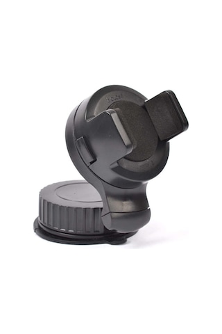 Araç Içi Telefon Tutucu Kıskaçlı Vakumlu Yeni Mini-Siyah