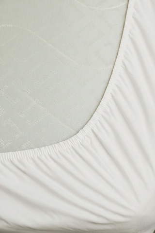 %100 Pamuk Ranforce Premium King Size Lastikli Çarşaf Seti - Krem Krem