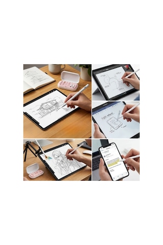 Mucit Home Apple Uyumlu Pencil İpad Kalem Yedek Uçları 2./1. Nesil Pro/usb-c Pro/mini/air 6 Yedek Uç Ve Kutu