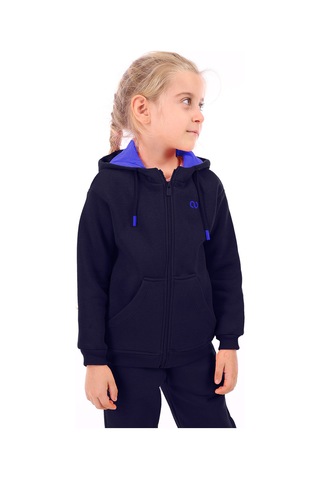 Toontoy Unisex Çocuk Nakışlı Hırka Lacivert