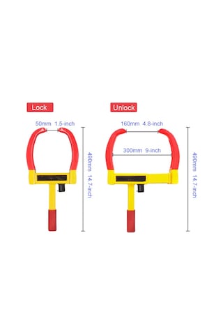 Campasist CA43500 13 "- 15" Karavan Teker Kilidi