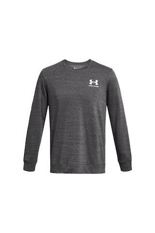 Under Armour Rival Terry Lc Crew Erkek Sweatshirt 1370404-025 Gri