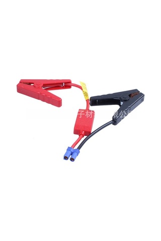 Yifomall Araç Acil Başlatma Klipsi: 10 Numara Silikon Kablolu, Ters Şarj Koruma, Standart Tasarım, Çakmak Klipsi Ek Kablosuz