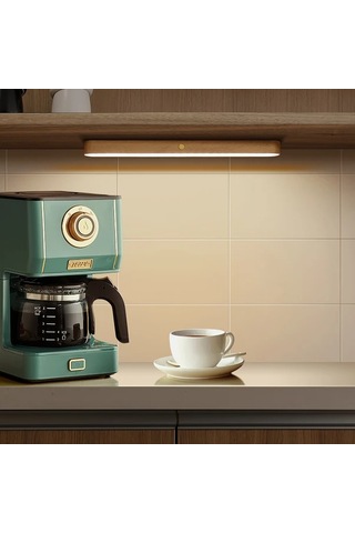 Motion003 Odun Mıknatıslı Şarj Edilebilir Usb Ahşap Led Gece Lambası Kablosuz Pil İle Çalışan Duvara Monte Ayna Lambası Yatak Oturma Mutfak Led Makyaj Ahşap