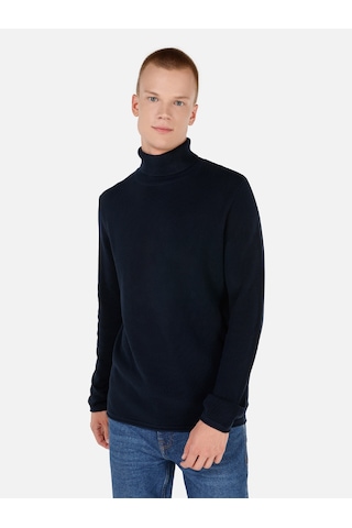 Colin's Colins Regular Fit Turtle Neck Lacivert Erkek Kazak Cl1064879 Lacivert