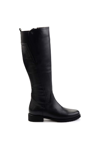 Bambi Siyah Leather Kadın Çizme K03750150503 Siyah