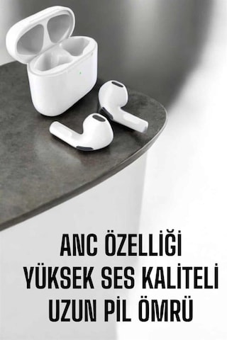 Yeni Nesil Pro Bluetooth Kulaklık Uzun Pil Ömrü Beyaz -