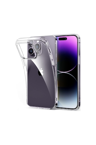 Udilla Apple iPhone 11 Pro Max İle Uyumlu Şeffaf Ve Sararmaya Dayanıklı Silikon Kılıf, Extra İnce Ve Yumuşak Model Apple iPhone 11 Pro Max