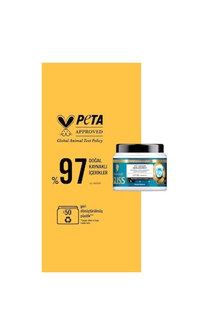 Gliss Aqua 4'ü 1 Arada Nemlendirici & Yeniden Yapılandırıcı Saç Bakım Maskesi 3 x 400 ML