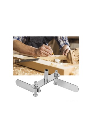 Lemestar Ahşap Merkezi Bulucu - Paslanmaz Çelik İçin Doğru Ölçüm Aleti 0-60mm / 40-100mm Seçenekli