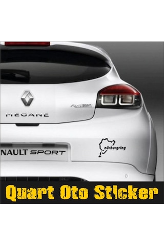 Nürburgring Sticker, Araba Sticker, Quarts Oto Sticker
