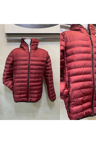 Calzare Erkek Şişme Mont - Bordo