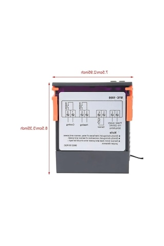 Dijital Termostat - Kuluçka Ve Sıcaklık Kontrol Cihazı, Stc-1000, 220v