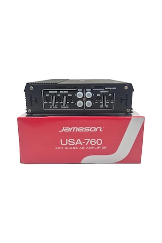 Jameson Amfi - 4000w 4 Kanallı Ses Ve Bass Anfisi - Jameson Usa-760 Amfi
