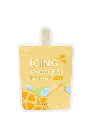 Portakal İçerikli Aydınlatıcı, Ferahlatıcı Maske A&apos Pıeu Icing Sweet Bar Sheet Mask Hanrabong 000 Açık Krem