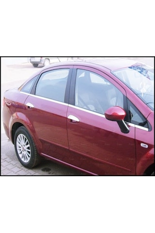 S-Dizayn  Fiat Linea Krom Cam Çıtası 8 Prç. 2007 ve Üzeri