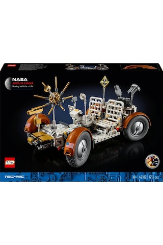 LEGO® Technic NASA Apollo Ay Taşıtı – LRV 42182 - Yetişkinler için Uzay Aracı Yapım Seti (1913 Parça)