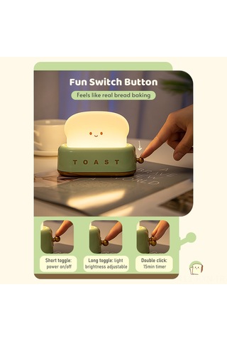 Kosona Sarý Led Fýstýk Lambasý - 15 Dakika Zamanlayýcý, Ayarlý Parlaklýk, Hafýza Fonksiyonu, Type-c Þarj, Dahili Pil Sarı