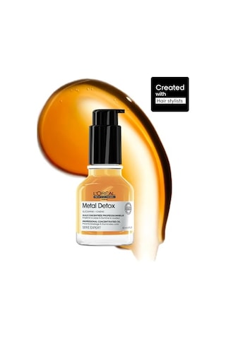 L'oréal Professionnel Serie Expert Metal Detox Oil Konsantre Saç Bakım Yağı 50 Ml - Parlaklık Ve Kırılma Karşıtı Bakım