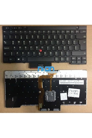 Nion Lenovo Thinkpad T430 Uyumlu Notebook Klavye Siyah Tr