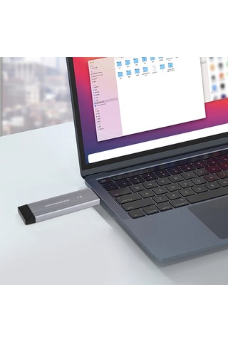 Xindoker Alüminyum M.2 Nvme/sata Ssd Kutusu, Usb3.2 Gen2 Type-c, 10gbps Hız, Jms583 Çip, 2230/2242/2260/2280 Desteği Ssd Dahil Değil