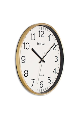 Regal 0250Gı Sessiz Akar Saniyeli 30Cm Duvar Saati